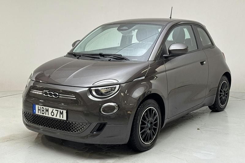 Brun Begagnad 2021 Fiat 500e | 149 000 kr (Superpris) - Bild 1/4