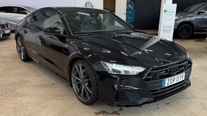 Begagnad Audi A7 S-Line 286 HK (210 kW) 2019 Svart Sedan