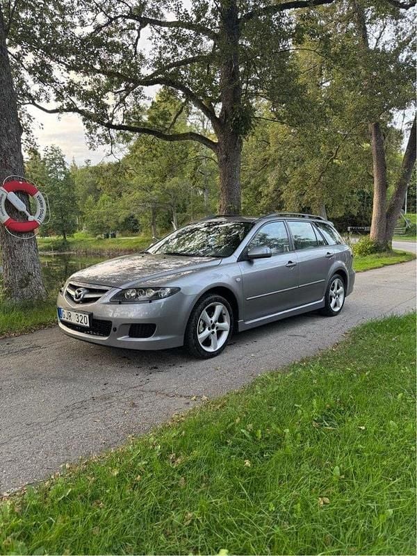 Grå Begagnad 2007 Mazda 6 Inclusive Kombi | 22 000 kr (Marknadspris) - Bild 1/4