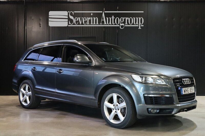 Mörkgrå Begagnad 2007 Audi Q7 S-Line SUV | 84 900 kr (Lite dyr) - Bild 1/4