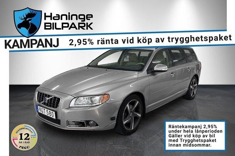 Ljusbrun Begagnad 2008 Volvo V70 Momentum Kombi | 49 900 kr (Superpris) - Bild 1/4