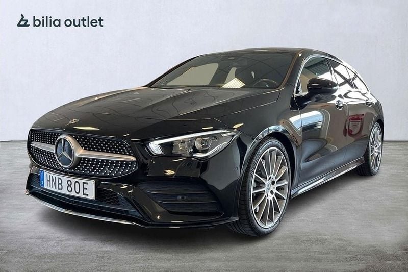 Svart Begagnad 2020 Mercedes CLA250 Shooting Brake AMG Kombi | 344 900 kr - Bild 1/3