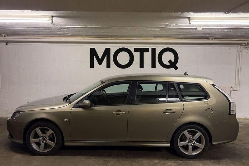 Grön Begagnad 2008 Saab 9-3 Linear Kombi | 79 900 kr - Bild 1/4