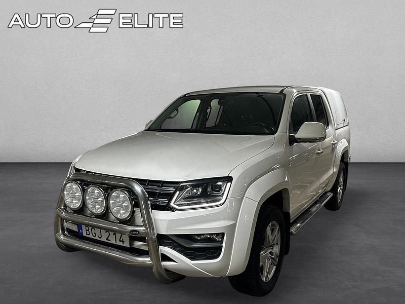 Vit Begagnad 2017 VW Amarok Highline Pickup | 229 900 kr (Marknadspris) - Bild 1/4