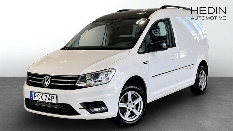 Flerfärgad (white) Begagnad 2019 VW Caddy Minibuss | 169 900 kr (Dyr) - Bild 1/4