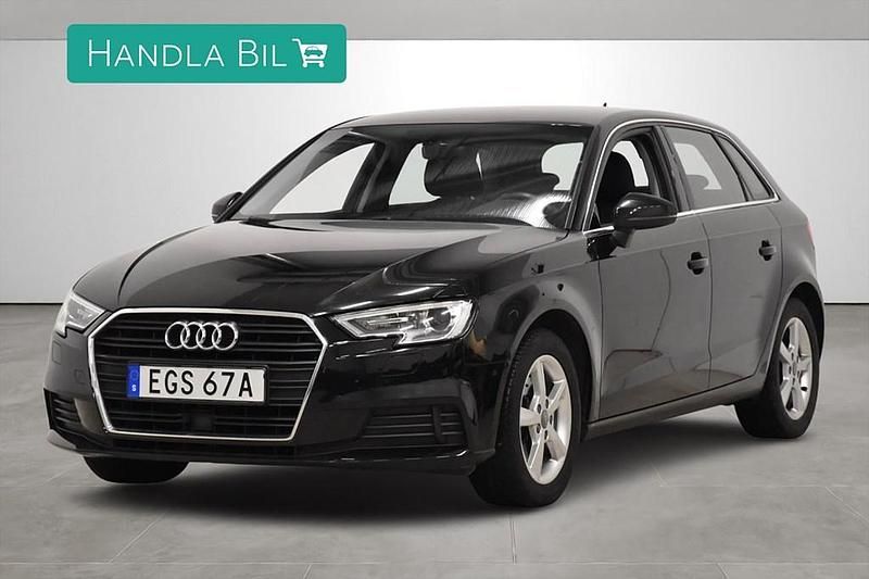 Svart Begagnad 2020 Audi A3 Proline | 174 900 kr - Bild 1/4