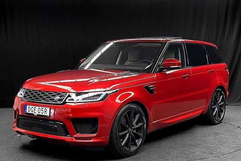 Röd Begagnad 2021 Land Rover Range Rover Sport HSE Dynamic SUV | 569 800 kr - Bild 1/3