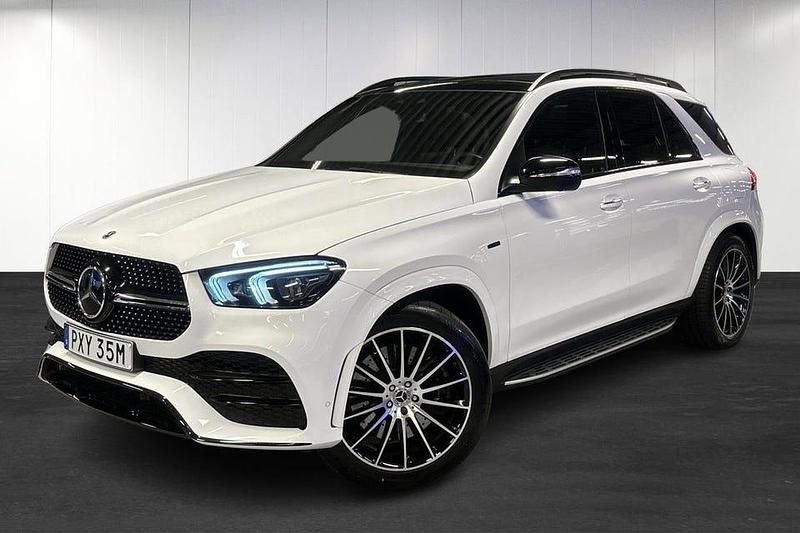 Vit Begagnad 2021 Mercedes GLE350 SUV | 699 900 kr (Marknadspris) - Bild 1/4