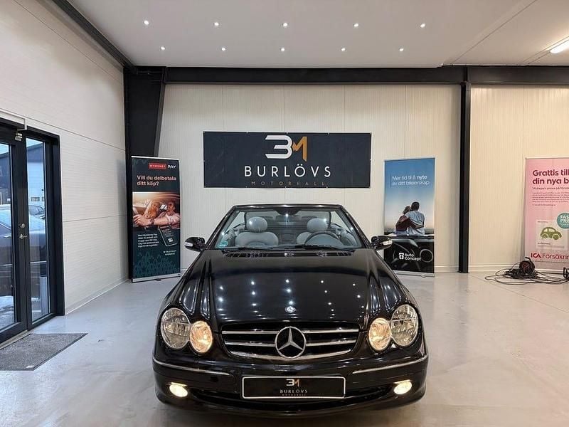 Begagnad Mercedes CLK200 Avantgarde 163 HK (119 kW) 2003 Svartmetalic Cab