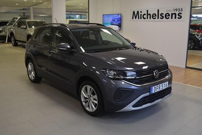 Grå Begagnad 2024 VW T-Cross Edition SUV | 239 900 kr (Marknadspris) - Bild 1/4