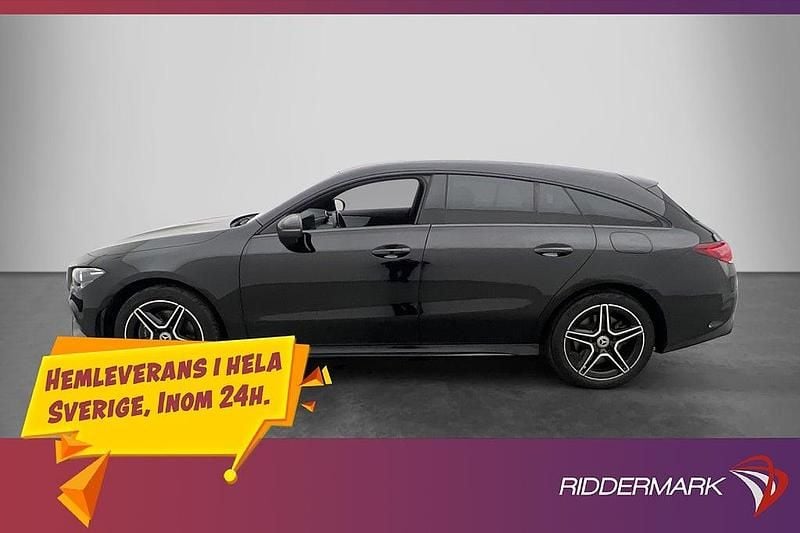 Svart Begagnad 2022 Mercedes CLA250e Shooting Brake Kombi | 269 900 kr (Marknadspris) - Bild 1/3
