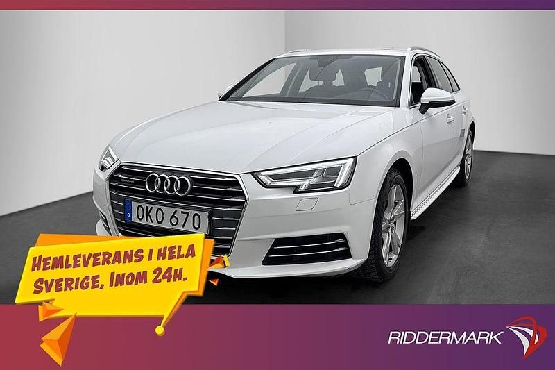Vit Begagnad 2017 Audi A4 Proline Kombi | 209 800 kr (Marknadspris) - Bild 1/3