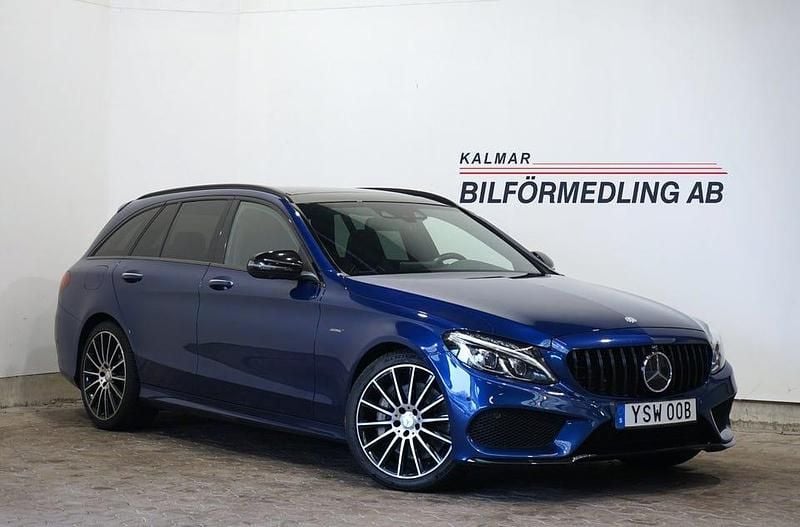 Begagnad Mercedes C450 AMG AMG 367 HK (269 kW) 2016 Blå Kombi