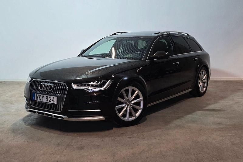 Mörkbrun (brun) Begagnad 2014 Audi A6 Allroad Ambition Kombi | 209 900 kr (Dyr) - Bild 1/3