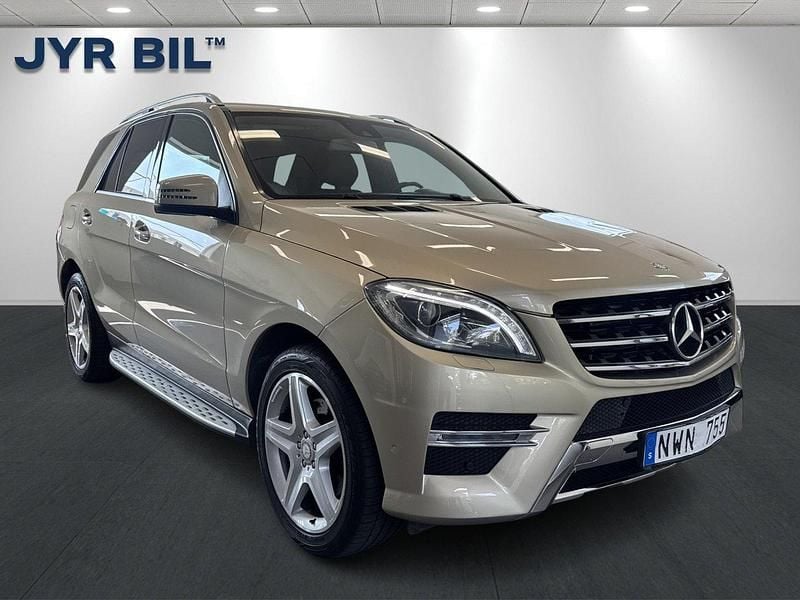 Ljusbrun Begagnad 2013 Mercedes ML350 AMG line SUV | 229 000 kr (Lite dyr) - Bild 1/4