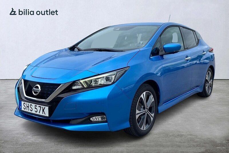 Blå Begagnad 2019 Nissan Leaf 360º Halvkombi | 149 900 kr (Marknadspris) - Bild 1/3