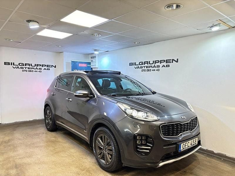 Grå Begagnad 2016 Kia Sportage GT-Line SUV | 194 900 kr (Marknadspris) - Bild 1/4