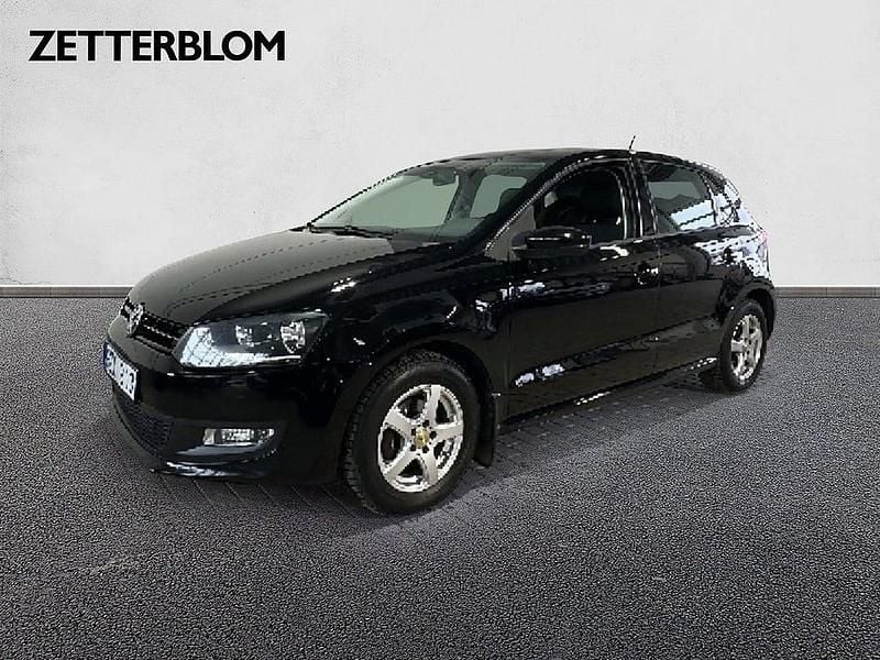 Begagnad VW Polo 90 HK (66 kW) 2012 Svart Halvkombi