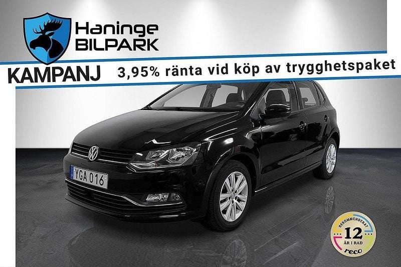 Svart Begagnad 2016 VW Polo Halvkombi | 119 900 kr (Marknadspris) - Bild 1/2