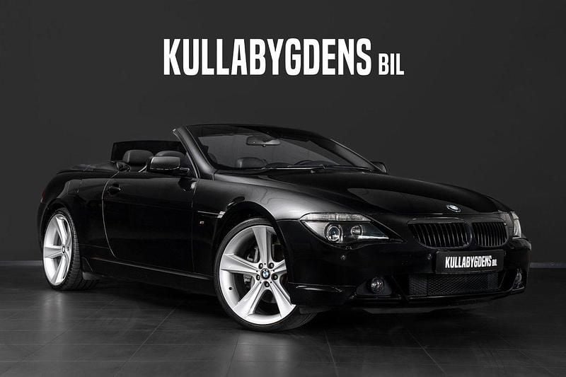 Svart Begagnad 2006 BMW 650 Cabriolet M Sport Cab | 209 000 kr - Bild 1/4