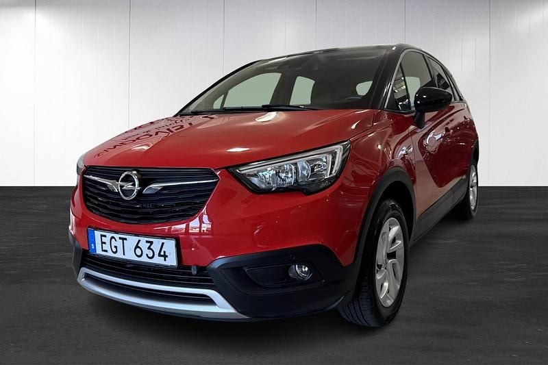 Röd (red) Begagnad 2018 Opel Crossland X SUV | 139 000 kr (Bra pris) - Bild 1/4