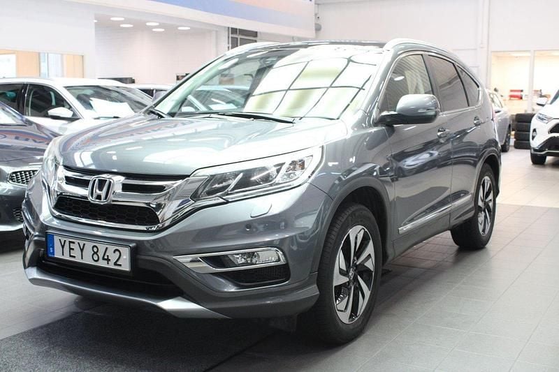 Mörkgrå Begagnad 2016 Honda CR-V Executive SUV | 199 000 kr (Marknadspris) - Bild 1/4