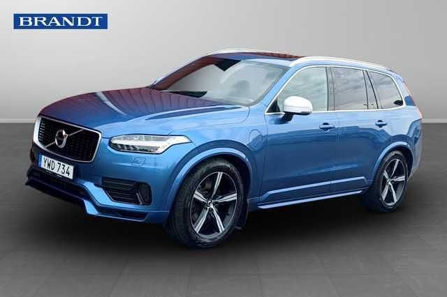 Blå Begagnad 2018 Volvo XC90 R-Design SUV | 459 900 kr (Lite dyr) - Bild 1/4