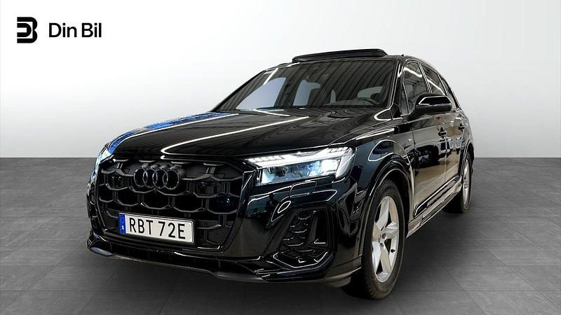 Mytsvart metallic Ny 2025 Audi Q7 S-Line SUV | 959 000 kr (Marknadspris) - Bild 1/4