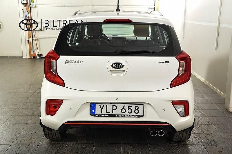 Begagnad Kia Picanto GT-Line 67 HK (49 kW) 2017 Vit Halvkombi