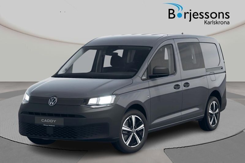 Ny 2025 VW Caddy Maxi Minibuss | 458 625 kr (Marknadspris) - Bild 1/4