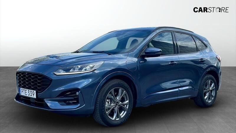 Blå (blue) Begagnad 2021 Ford Kuga ST-Line SUV | 249 900 kr (Bra pris) - Bild 1/4