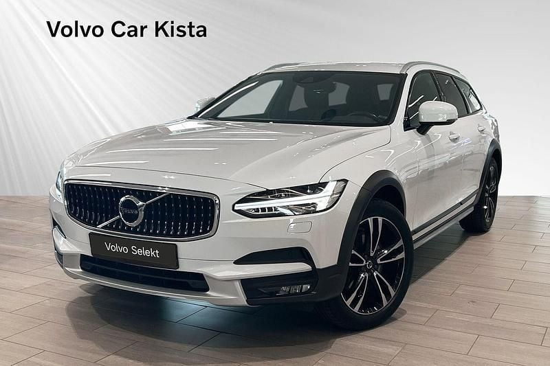 Vit Begagnad 2019 Volvo V90 CC SE Kombi | 349 900 kr (Marknadspris) - Bild 1/3