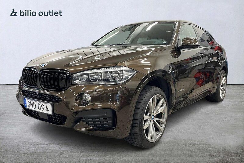 Brun (pyritbrun metallic) Begagnad 2017 BMW X6 M Sport SUV | 454 900 kr (Dyr) - Bild 1/3