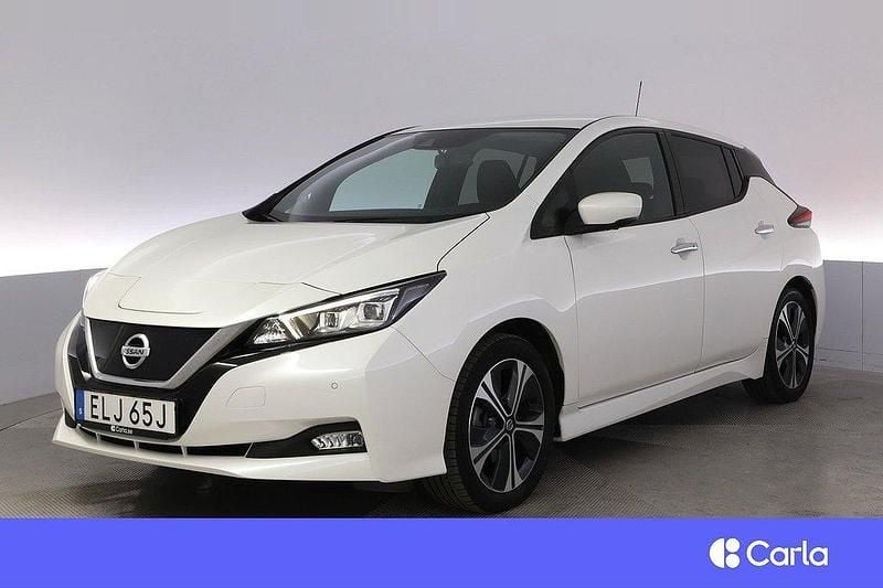 Vit Begagnad 2020 Nissan Leaf 360º Halvkombi | 154 900 kr (Marknadspris) - Bild 1/4