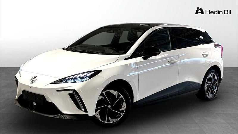 Vit Begagnad 2023 MG MG4 EV Luxury Halvkombi | 289 900 kr (Marknadspris) - Bild 1/4