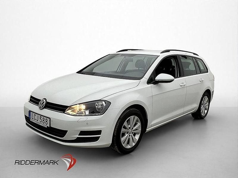 Begagnad VW Golf VII 110 HK (80 kW) 2015 Vit Kombi
