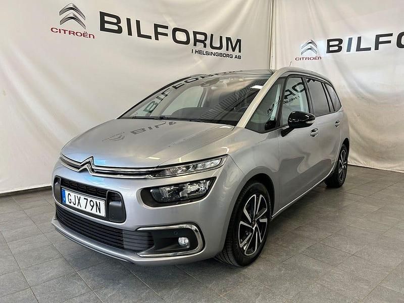 Grå (grå artense metallic) Begagnad 2022 Citroën C4 SpaceTourer Shine Minibuss | 249 900 kr - Bild 1/4