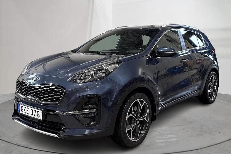 Blå Begagnad 2020 Kia Sportage GT-Line SUV | 239 800 kr (Bra pris) - Bild 1/4