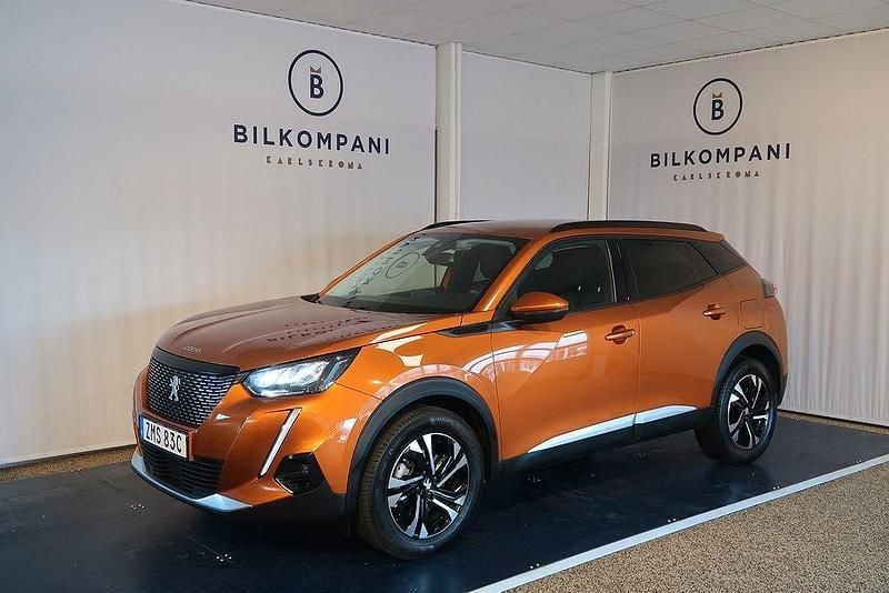 Orange Begagnad 2021 Peugeot 2008 SUV | 199 800 kr (Lite dyr) - Bild 1/4