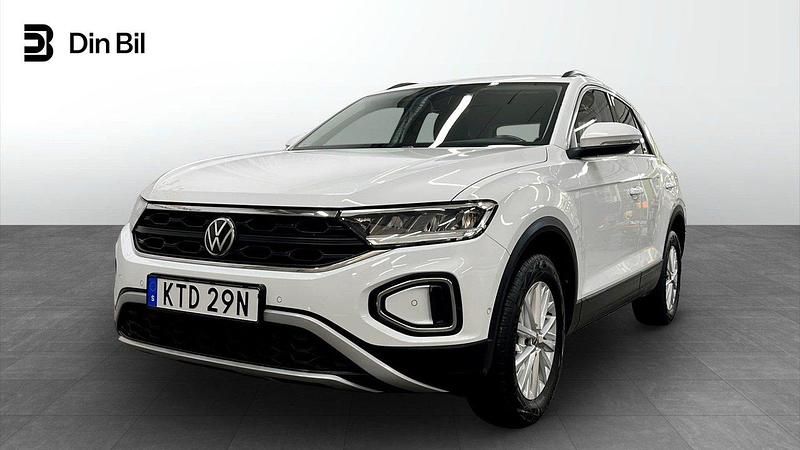 Vit Begagnad 2022 VW T-Roc Life SUV | 204 900 kr (Marknadspris) - Bild 1/4