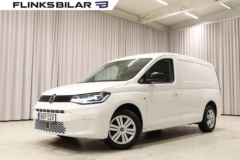 Vit Begagnad 2021 VW Caddy Maxi Minibuss | 299 900 kr (Dyr) - Bild 1/4