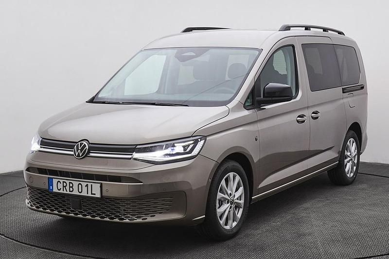 Brun Ny 2026 VW Caddy Maxi Minibuss | 598 500 kr - Bild 1/4