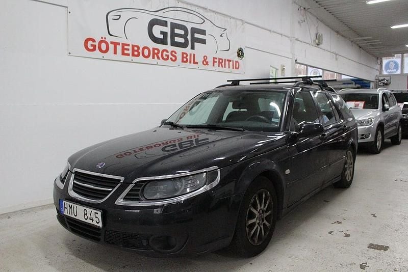 Svart Begagnad 2008 Saab 9-5 Linear Kombi | 12 500 kr (Superpris) - Bild 1/4