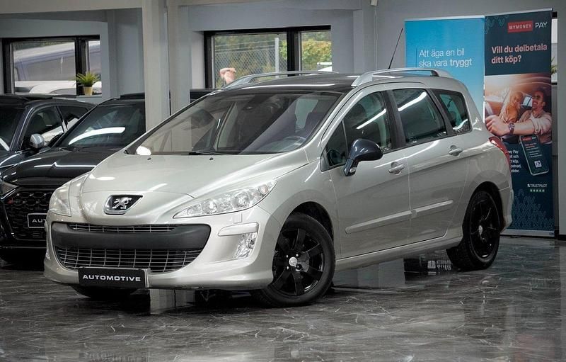 Grå Begagnad 2009 Peugeot 308 Kombi | 37 900 kr (Marknadspris) - Bild 1/4