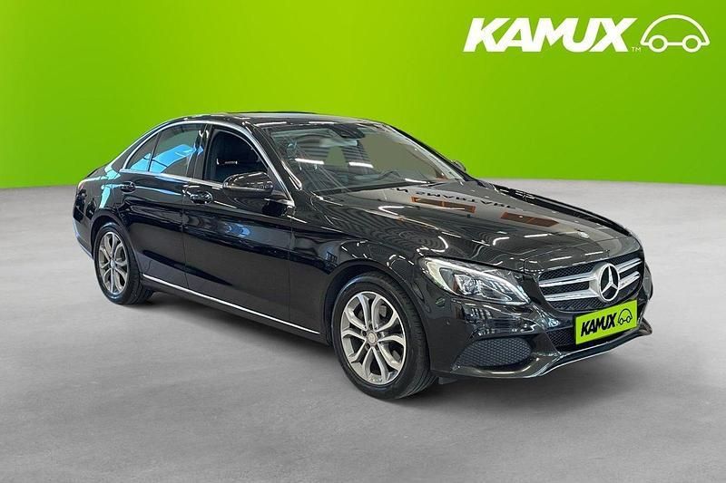 Svart Begagnad 2016 Mercedes C220 Avantgarde Sedan | 194 800 kr (Bra pris) - Bild 1/3