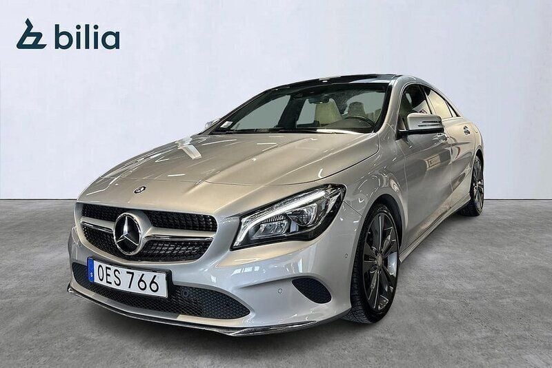 Silver Begagnad 2016 Mercedes CLA250 Sedan | 249 900 kr - Bild 1/4
