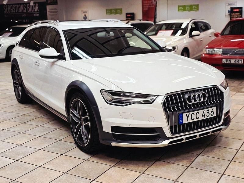 Vit Begagnad 2016 Audi A6 Allroad Sport Kombi | 179 900 kr (Bra pris) - Bild 1/4