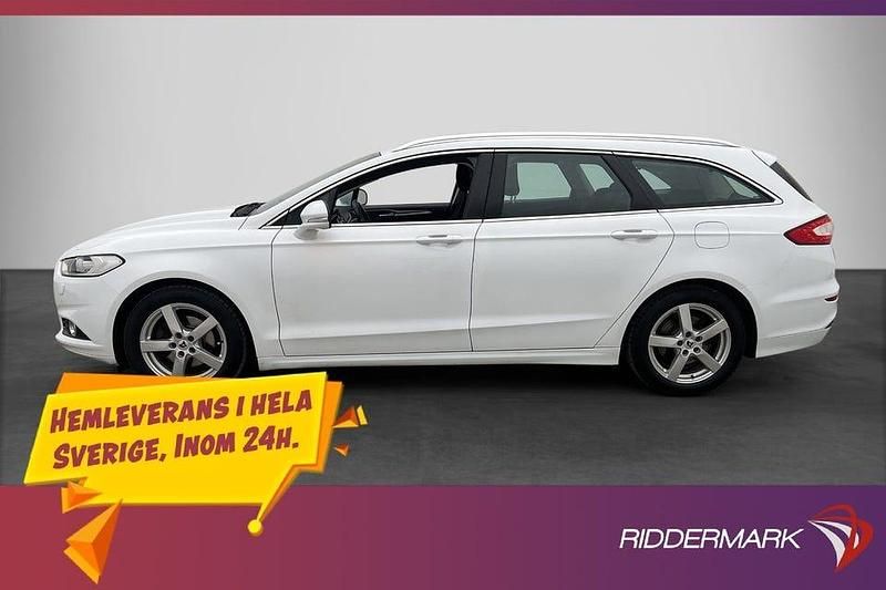 Vit Begagnad 2018 Ford Mondeo Titanium Kombi | 134 800 kr (Marknadspris) - Bild 1/3