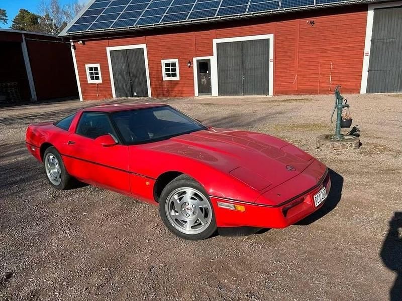 Begagnad Chevrolet Corvette C4 381 HK (280 kW) 1990 Röd Sportkupé