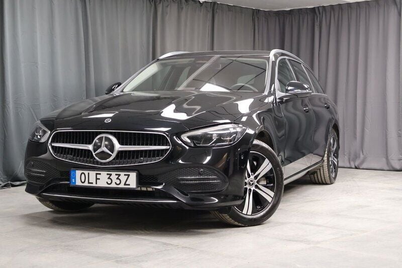 Svart Begagnad 2023 Mercedes C300e Advanced Kombi | 429 000 kr (Superpris) - Bild 1/4